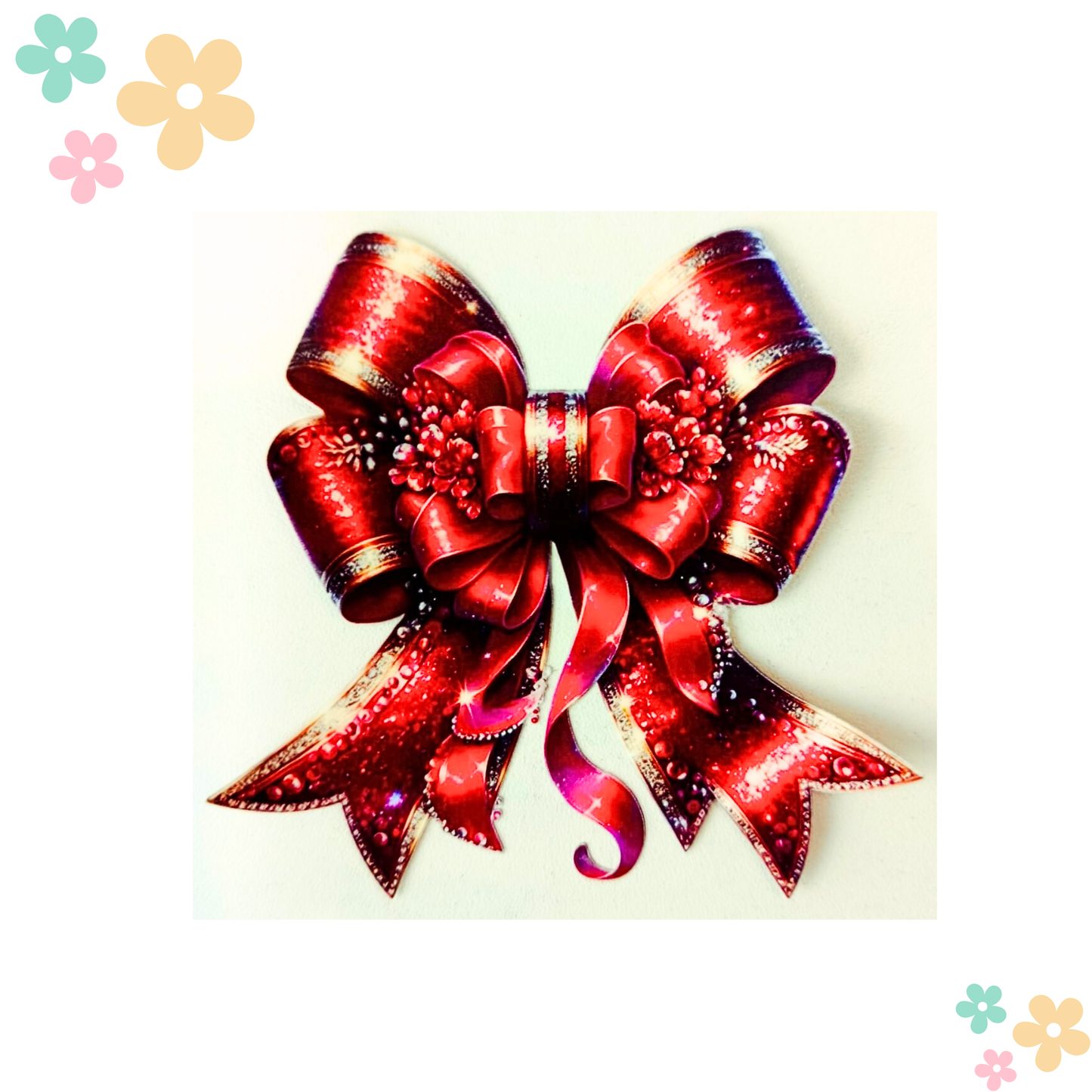 Noeud Rouge Brillant