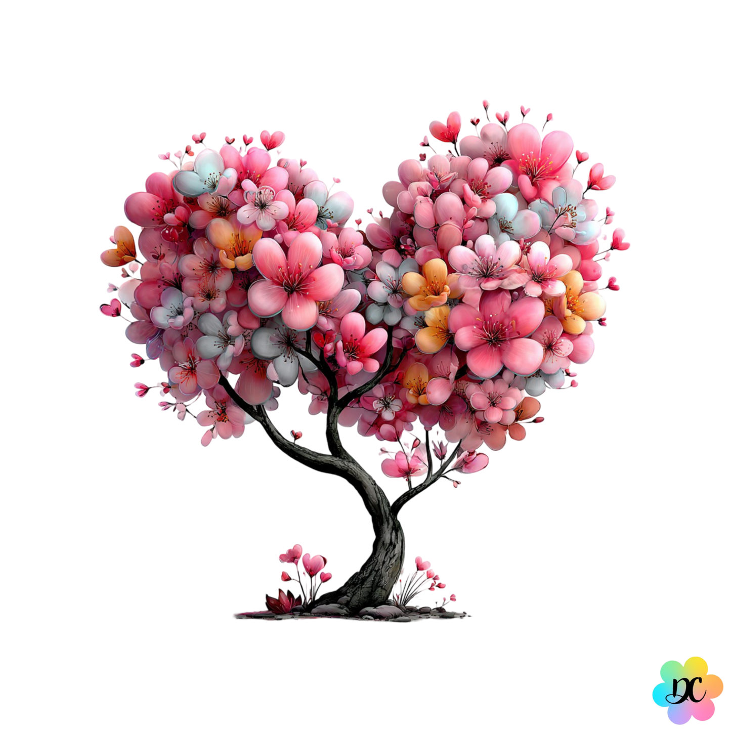 Arbre Coeurs et Fleurs #2