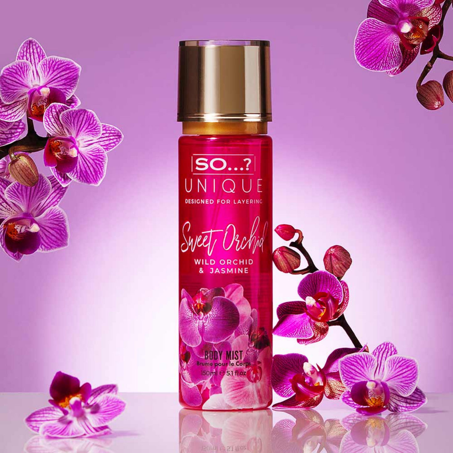 Brume pour le corps So …? UNIQUE 150 ml - Sweet Orchid