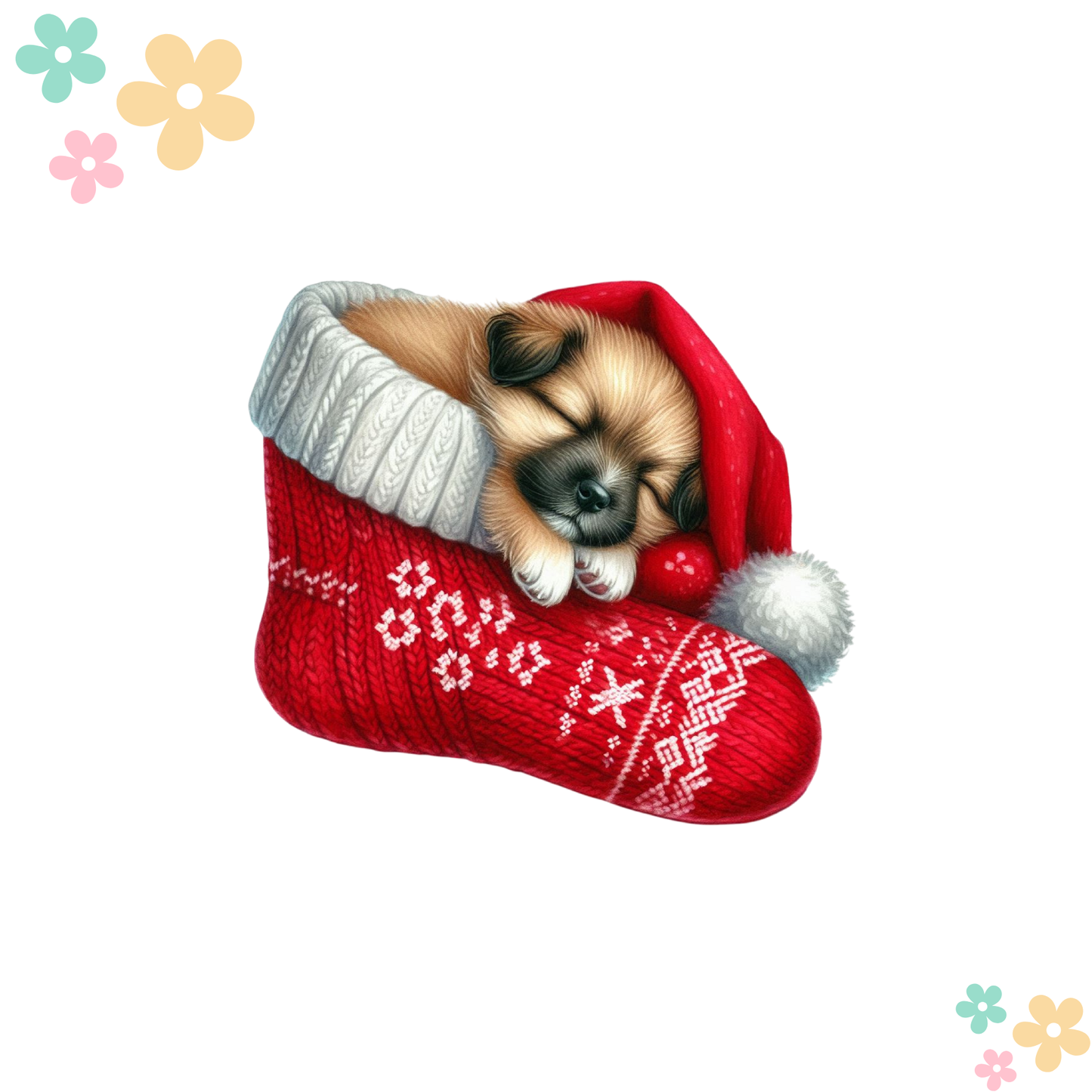 Chiot chaussette Tricot