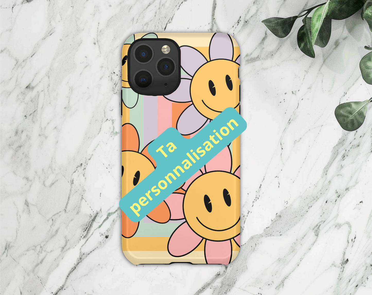 Coque personnalisée avec modèle "Ta personnalisation" pour téléphone