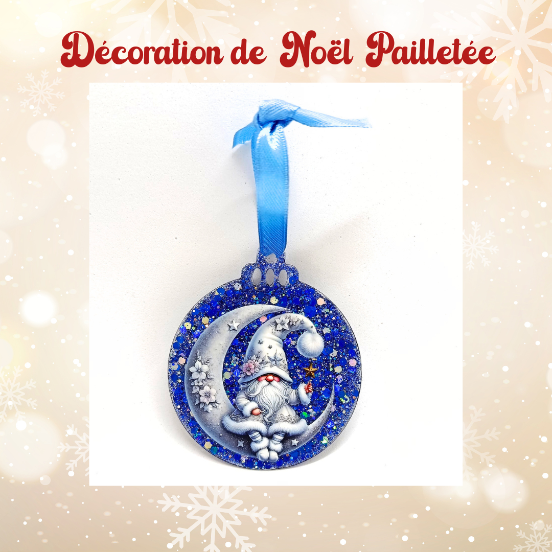 Décoration de Noël Pailletée