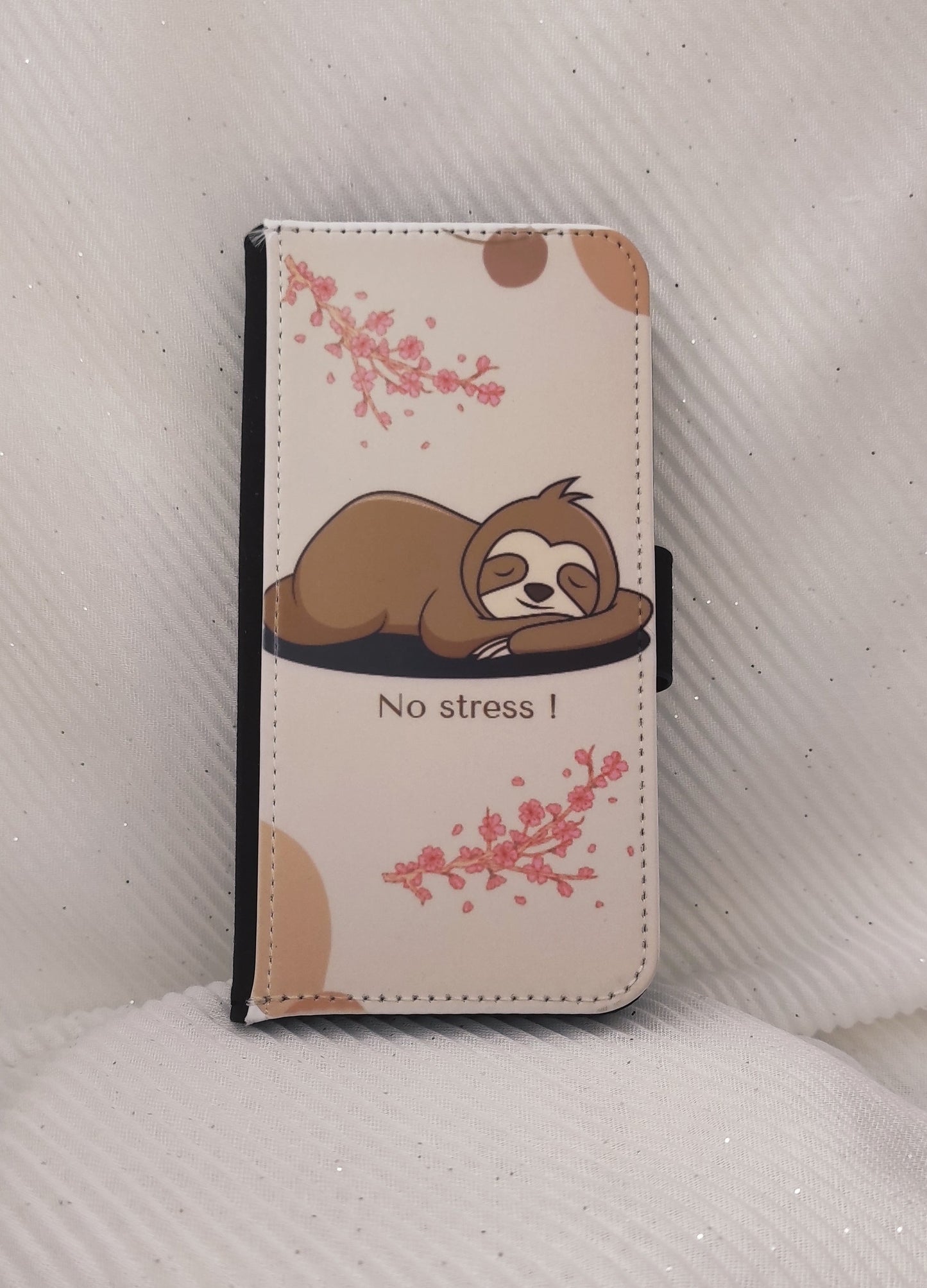 Etui de téléphone personnalisé avec un design paresseux mignon, parfait pour un cadeau original et décalé