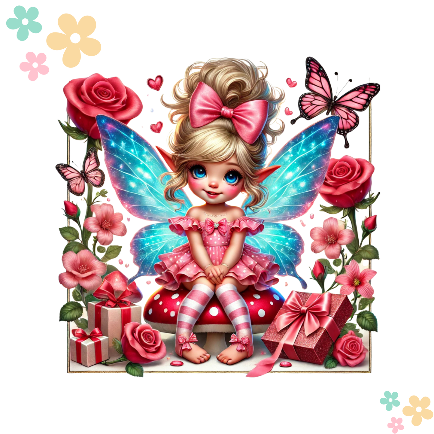 Fée aux ailes bleues