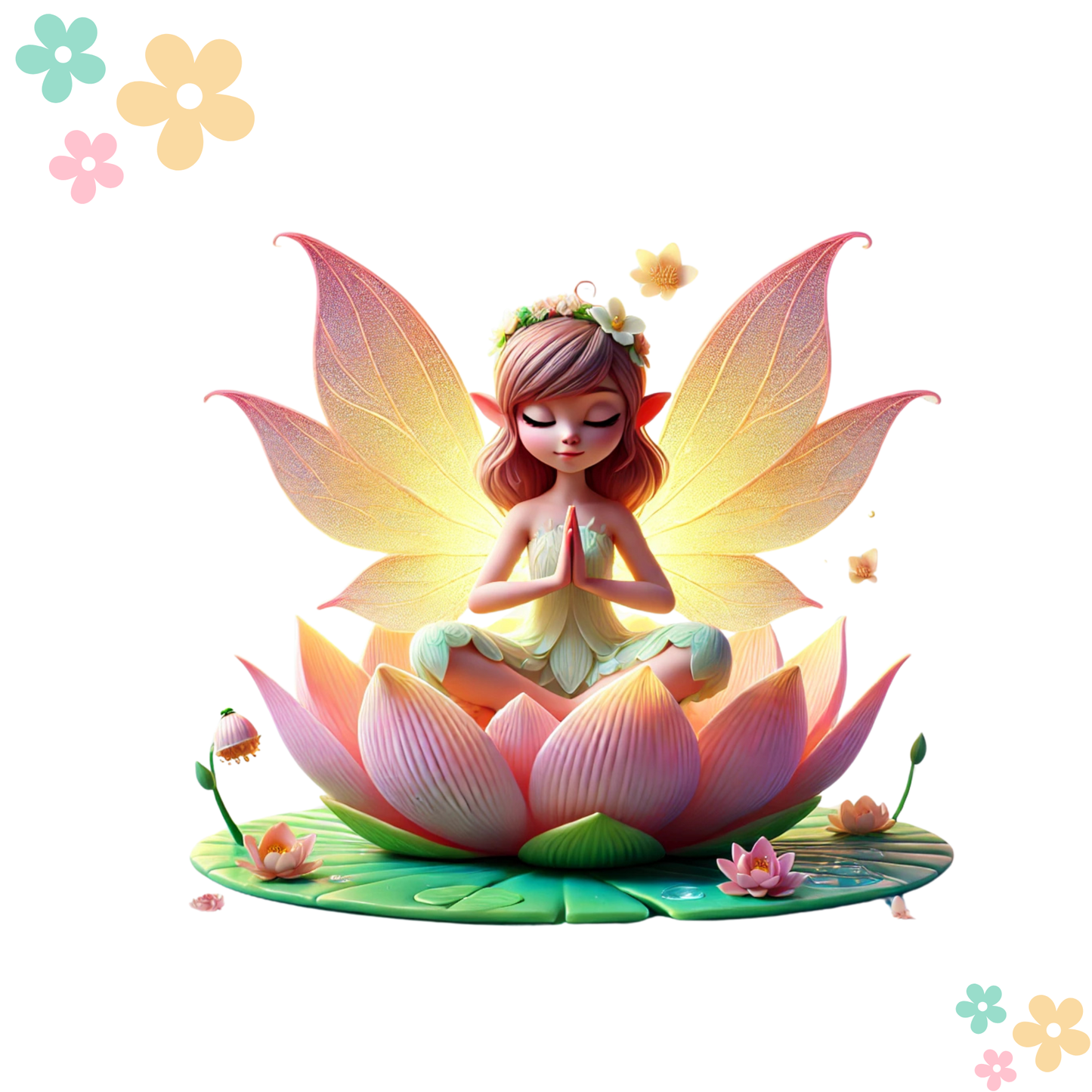 Fille Zen Lotus