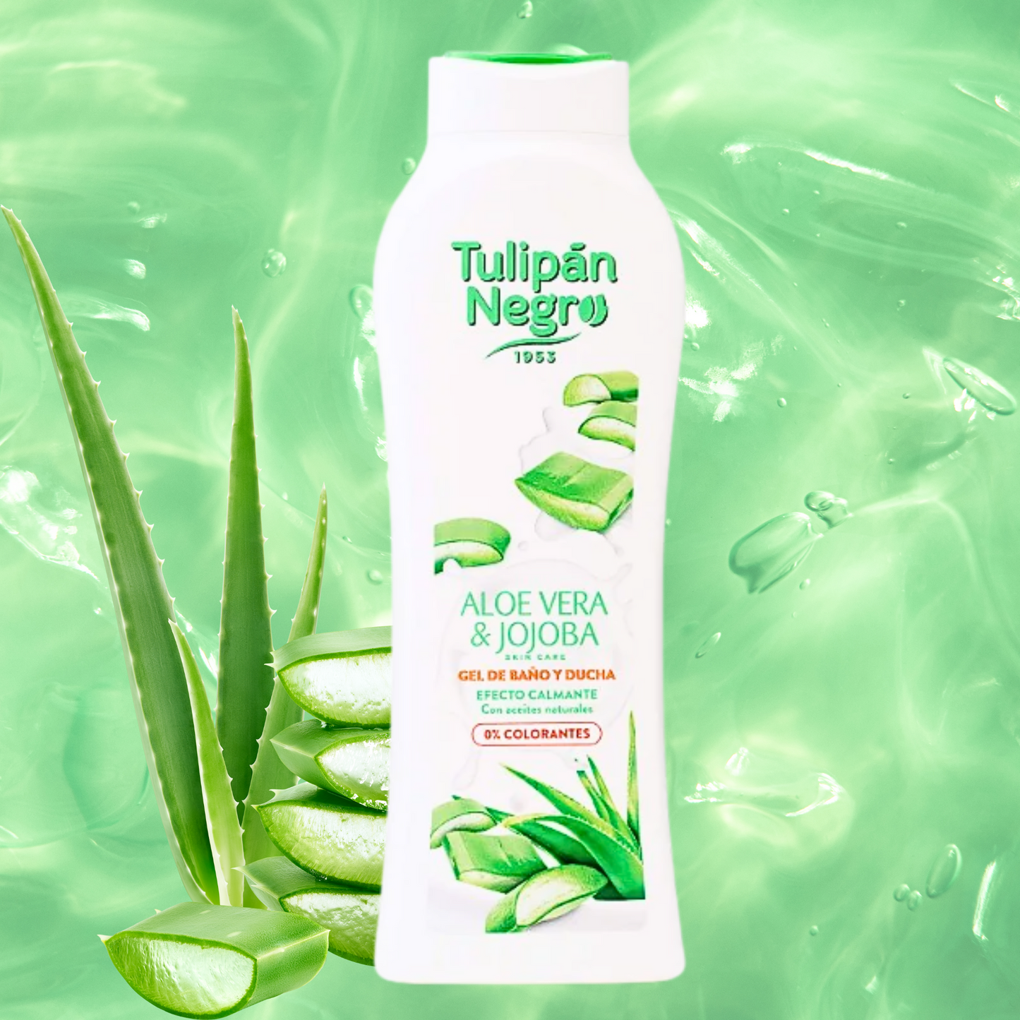 Gel douche Tulipan Negro - Aloé Vera Jojoba - 650ml