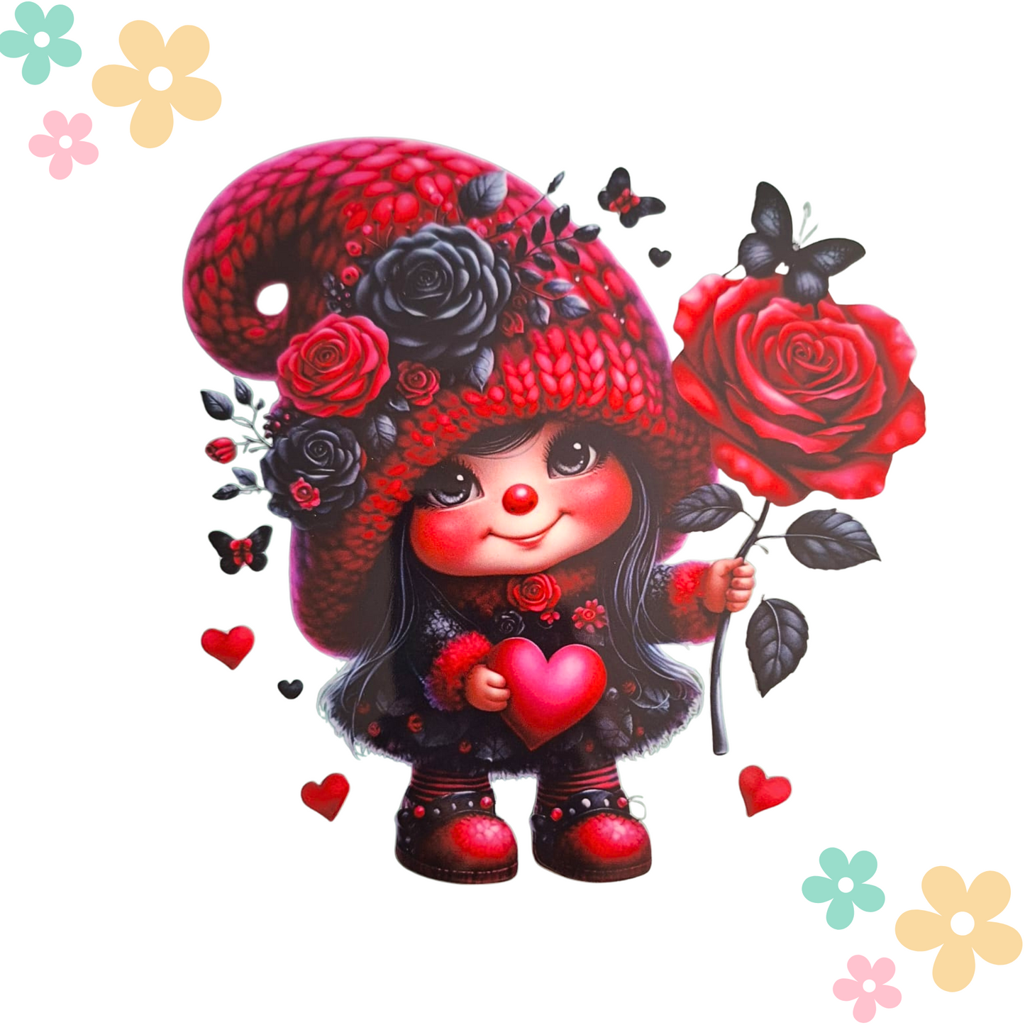 Gnome Rouge Rose