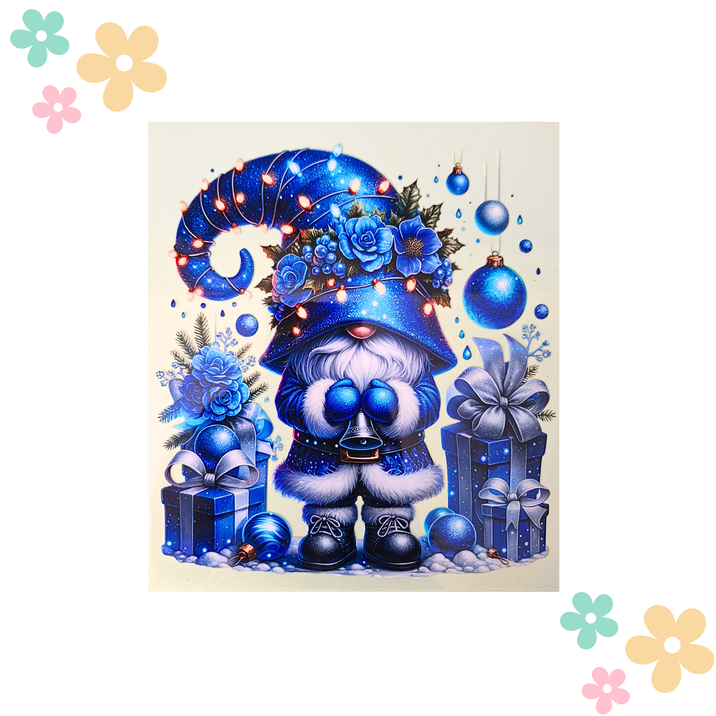 Gnome Clochette Bleu