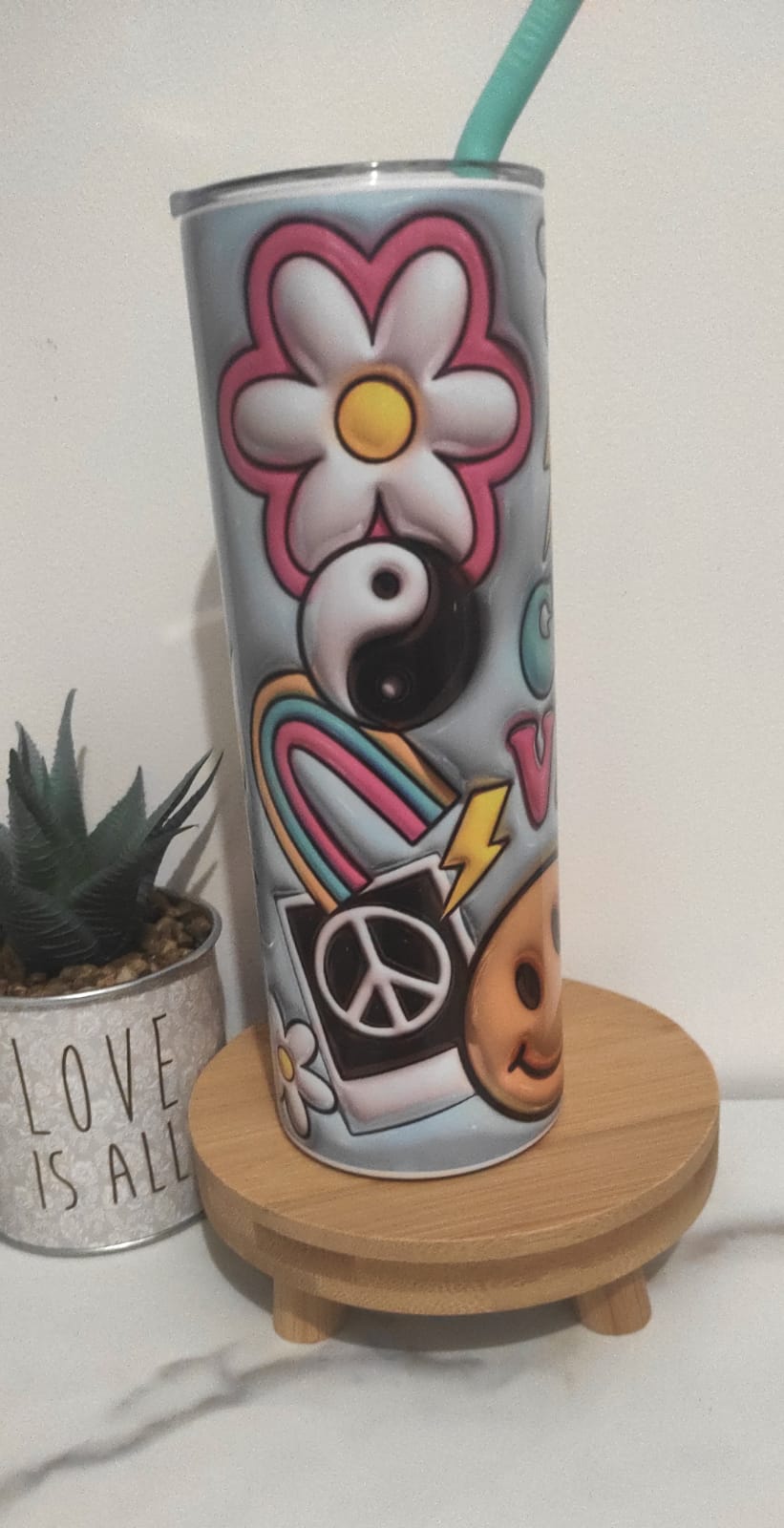 ✌ Tumbler Skinny Good Vibes ✌