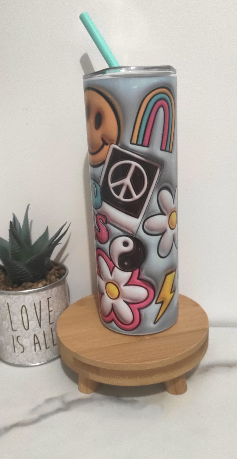 ✌ Tumbler Skinny Good Vibes ✌
