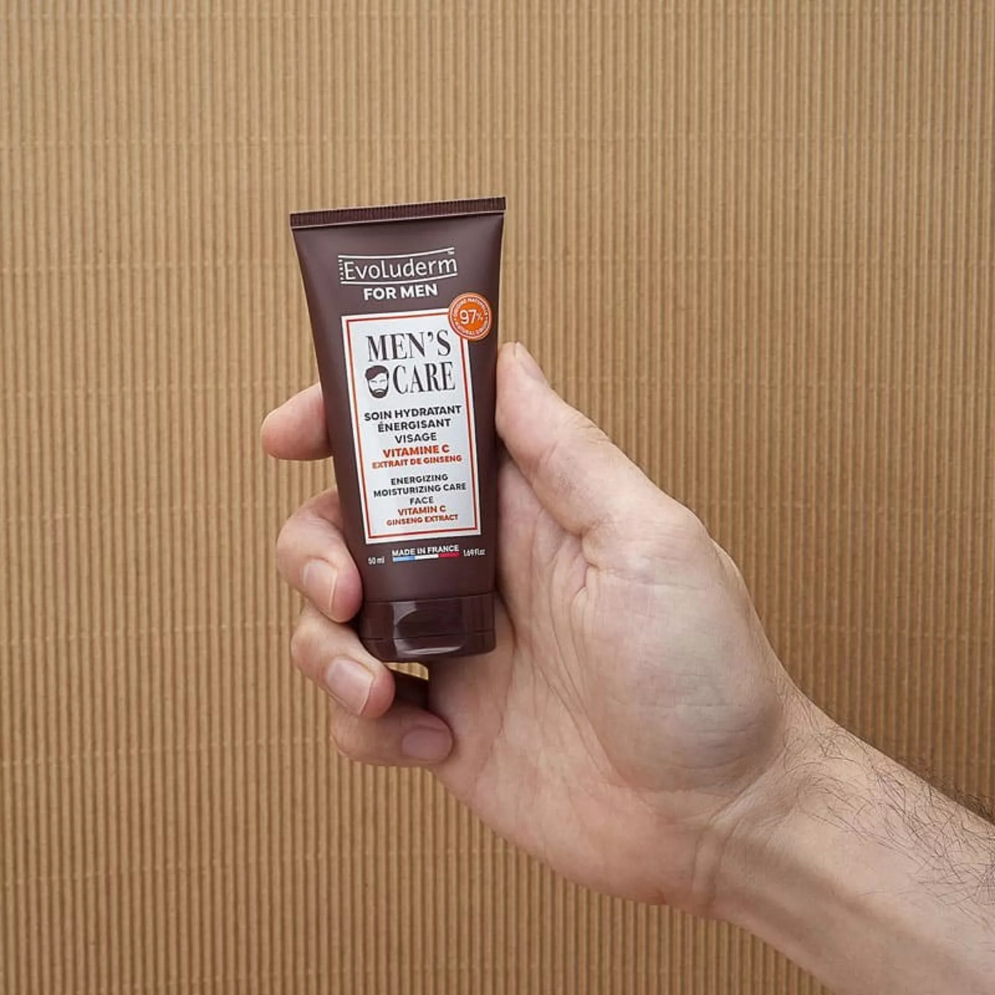 Soin Hydratant Energisant Visage Homme - EVOLUDERM