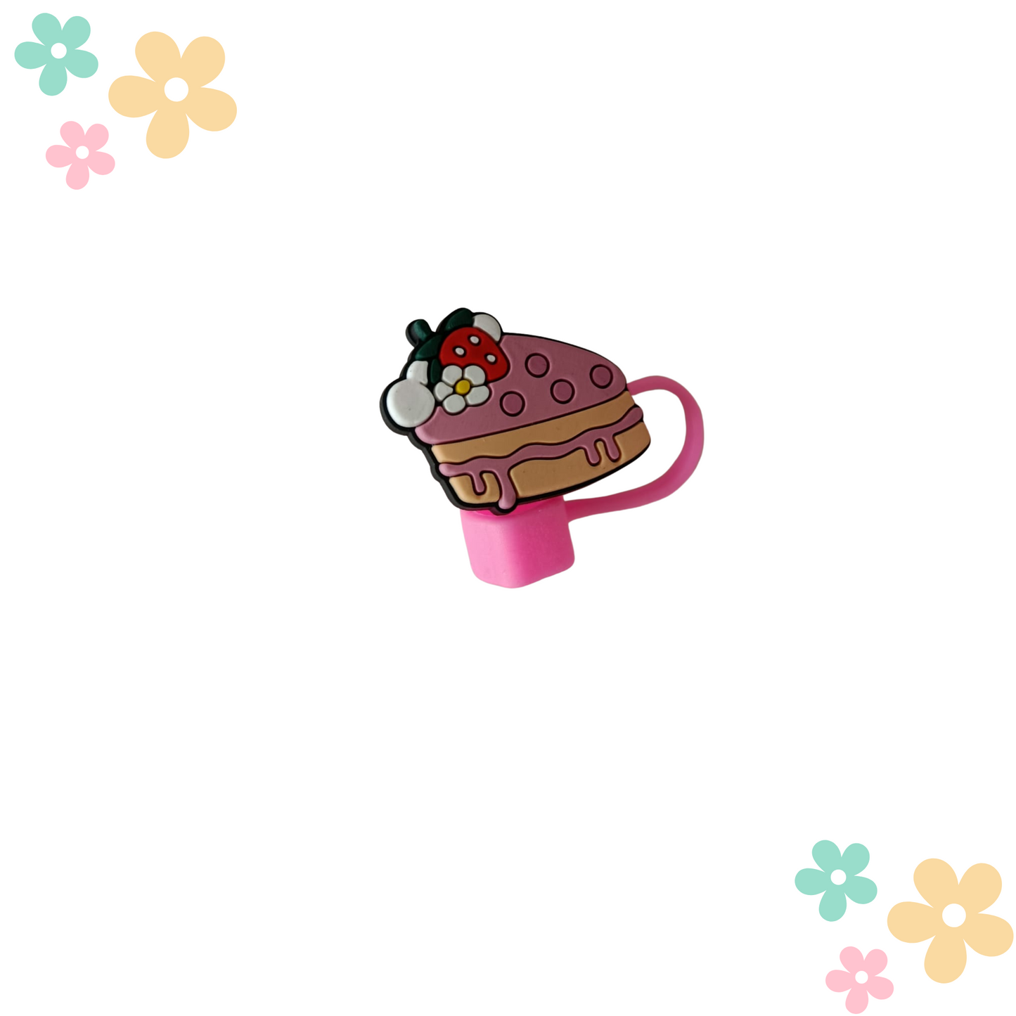 Capuchon Tranche Gâteau Fraise