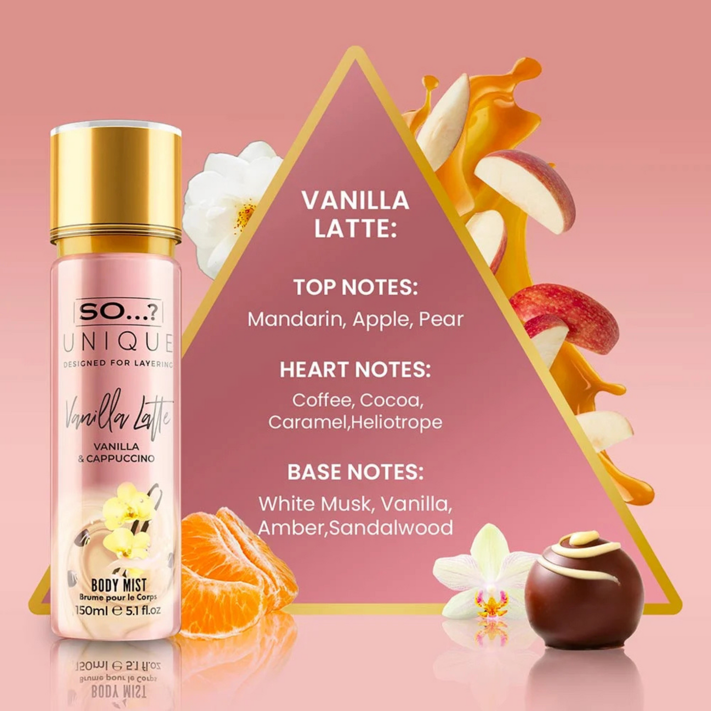 Brume pour le corps So …? UNIQUE 150 ml - Vanilla Latte