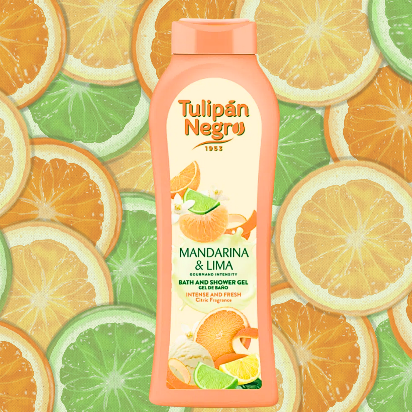 Gel douche Tulipan Negro - Mandarine Lime - 650ml