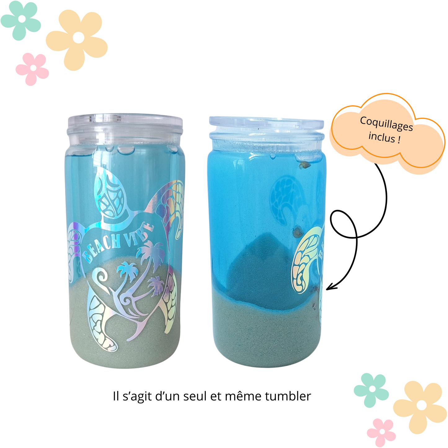 Tumbler Can Effet Plage 🏷️