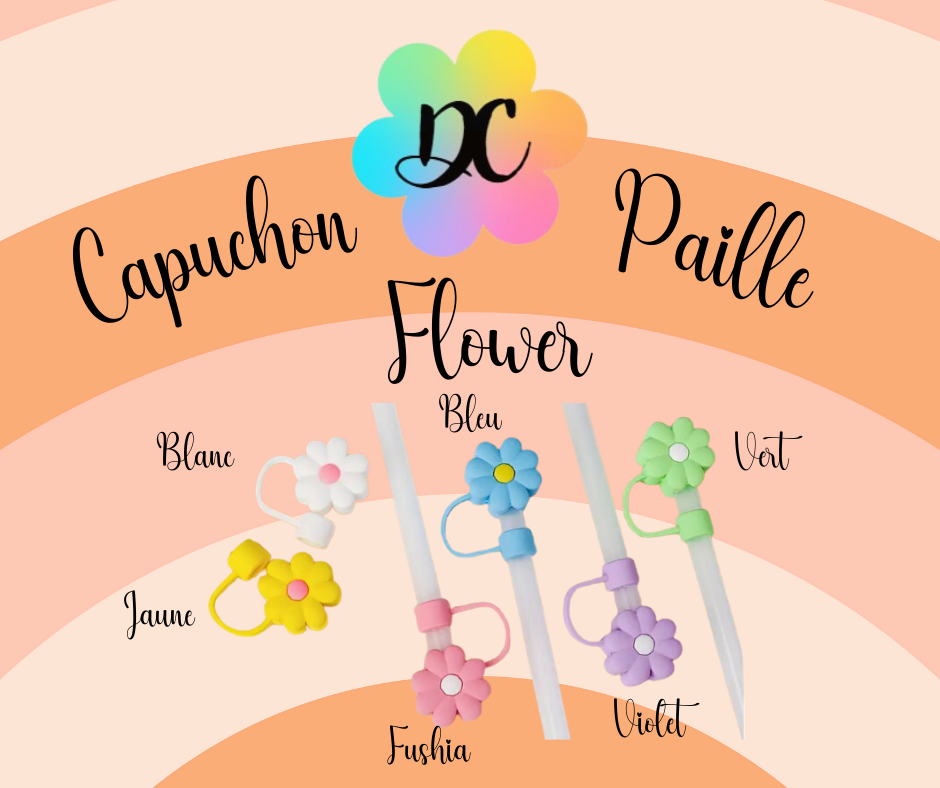 Capuchon de paille Flower