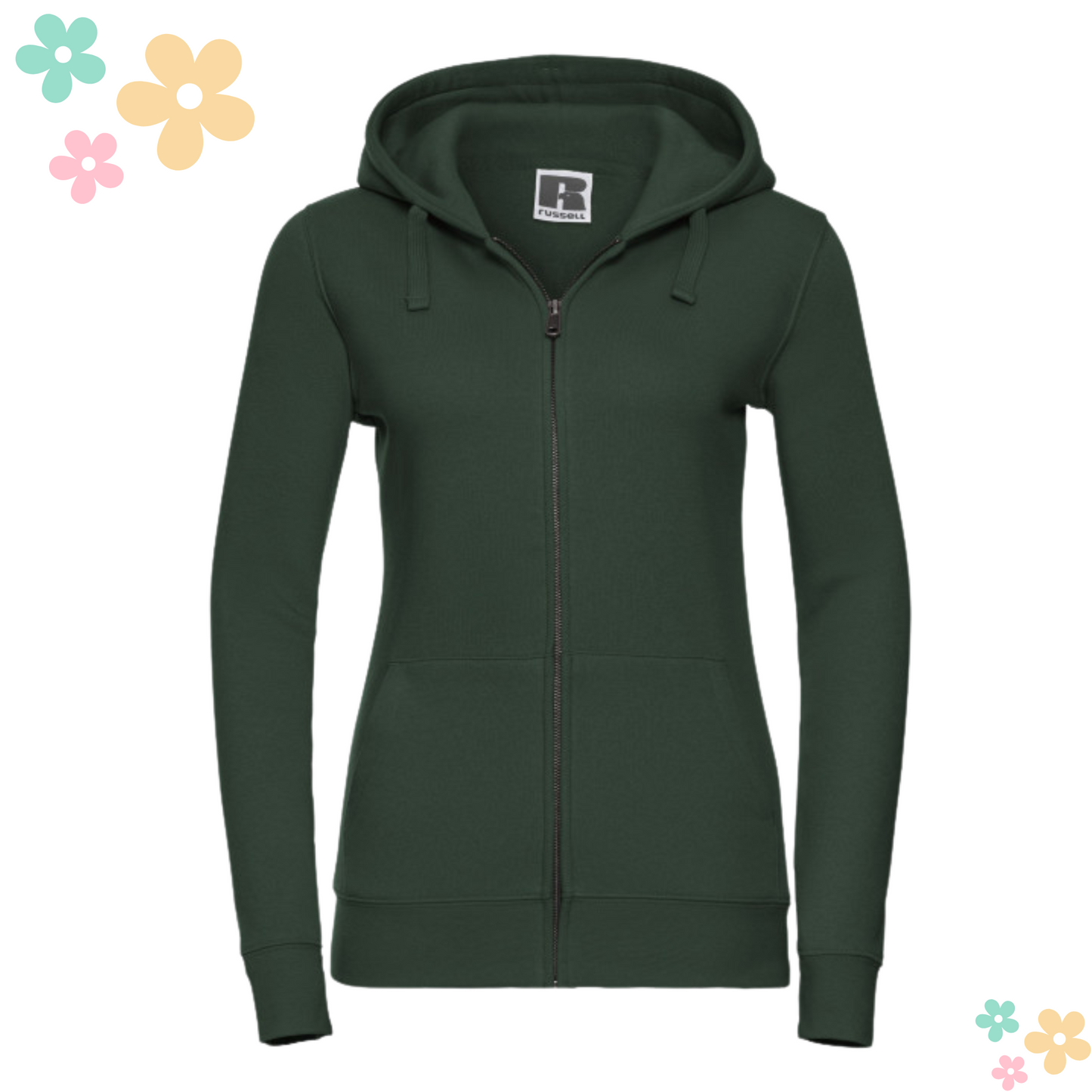 Veste Capuche Zippée Femme RUSSELL - DTF