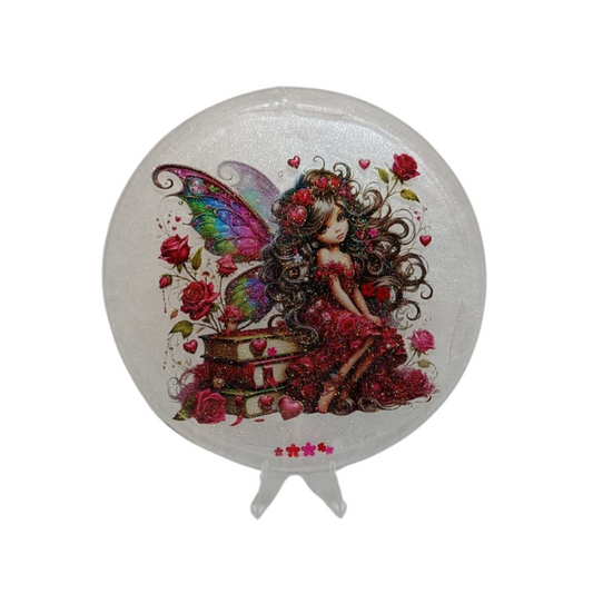 Décoration artisanale personnalisée - Effet plage / mica / paillettes