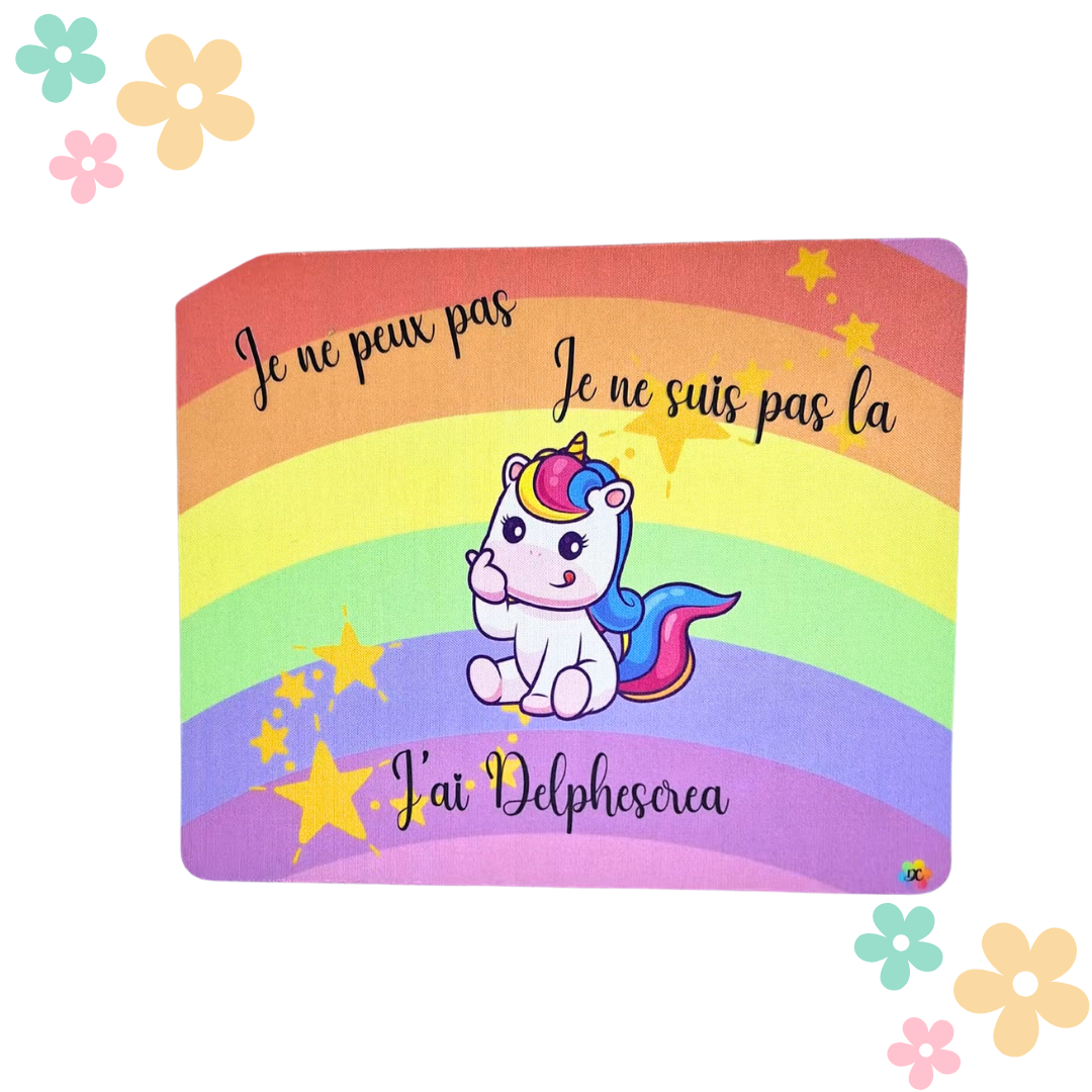 Tapis de souris personnalisé photo & texte
