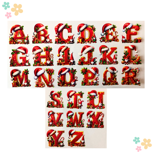 Alphabet Bonnet Noel