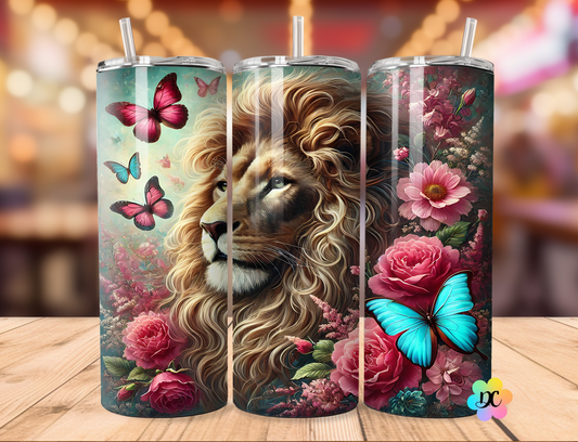 Lion et Papillons