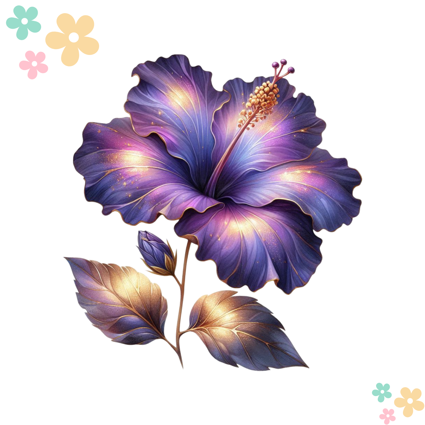 Hibiscus Or et Violet