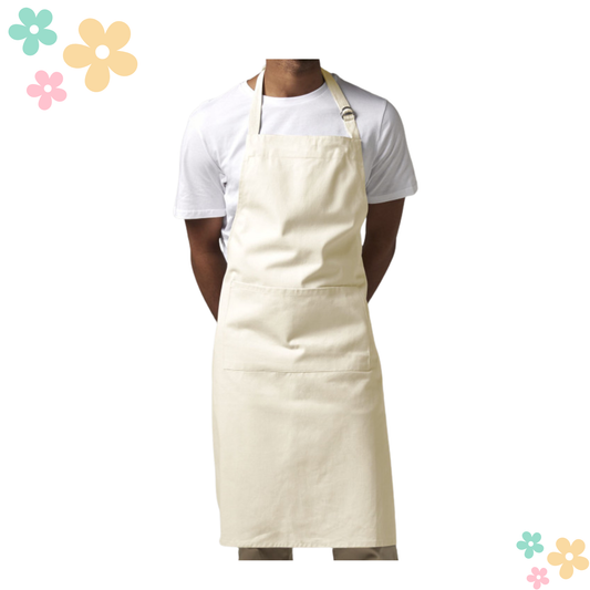 Tablier adulte en coton - Personnalisable- DTF