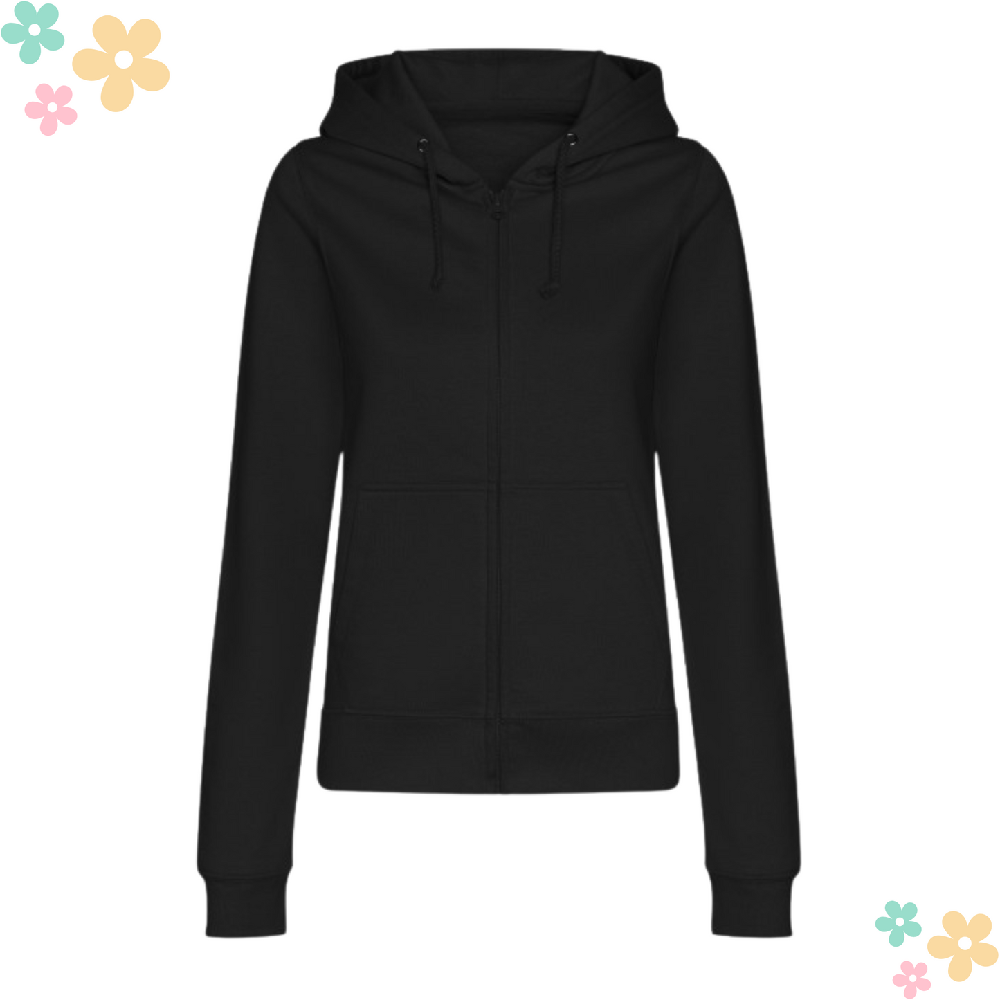 Veste Capuche Zippée Femme JUST HOODS - DTF