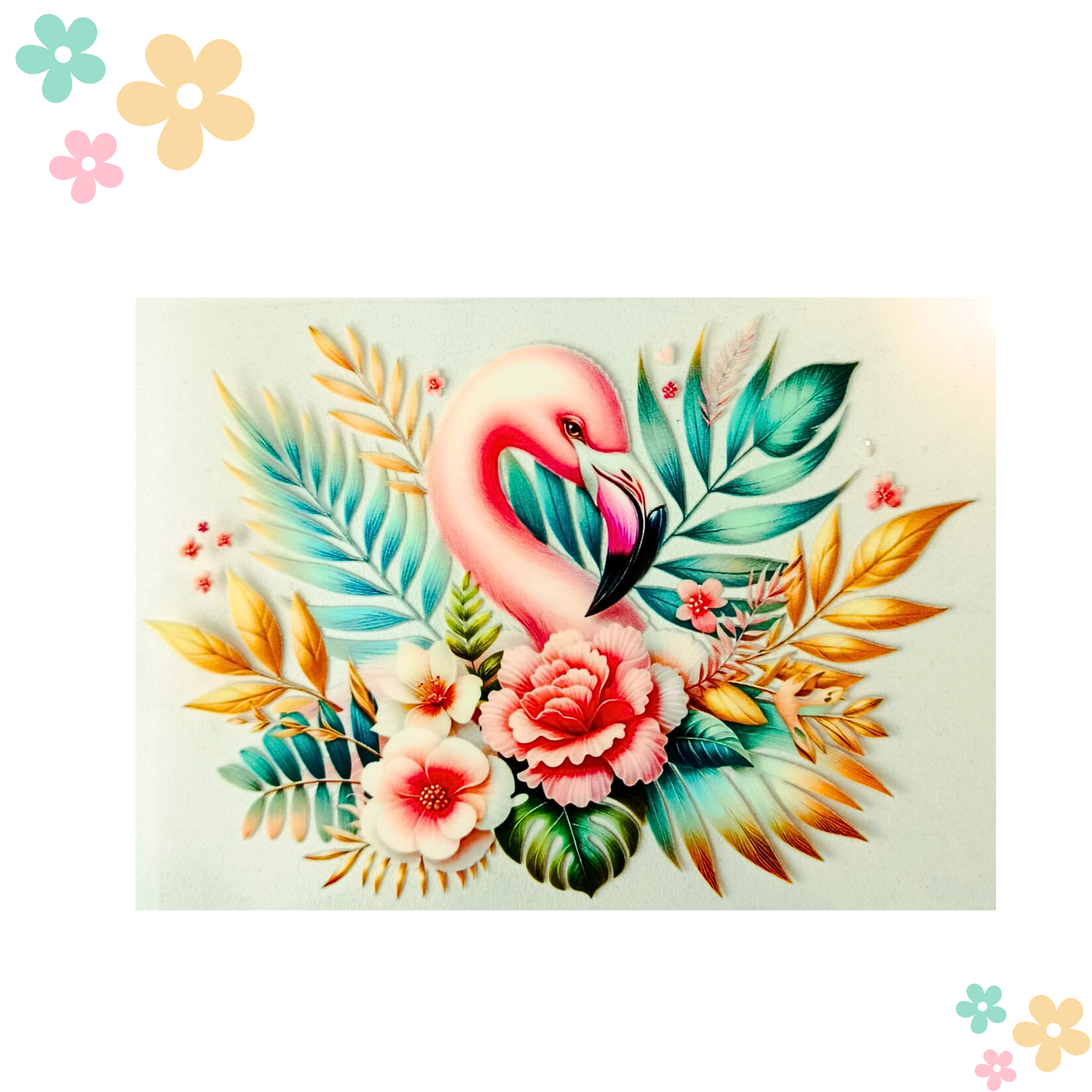 Wrap Flamant Feuillage