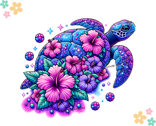 Tortue Hibiscus
