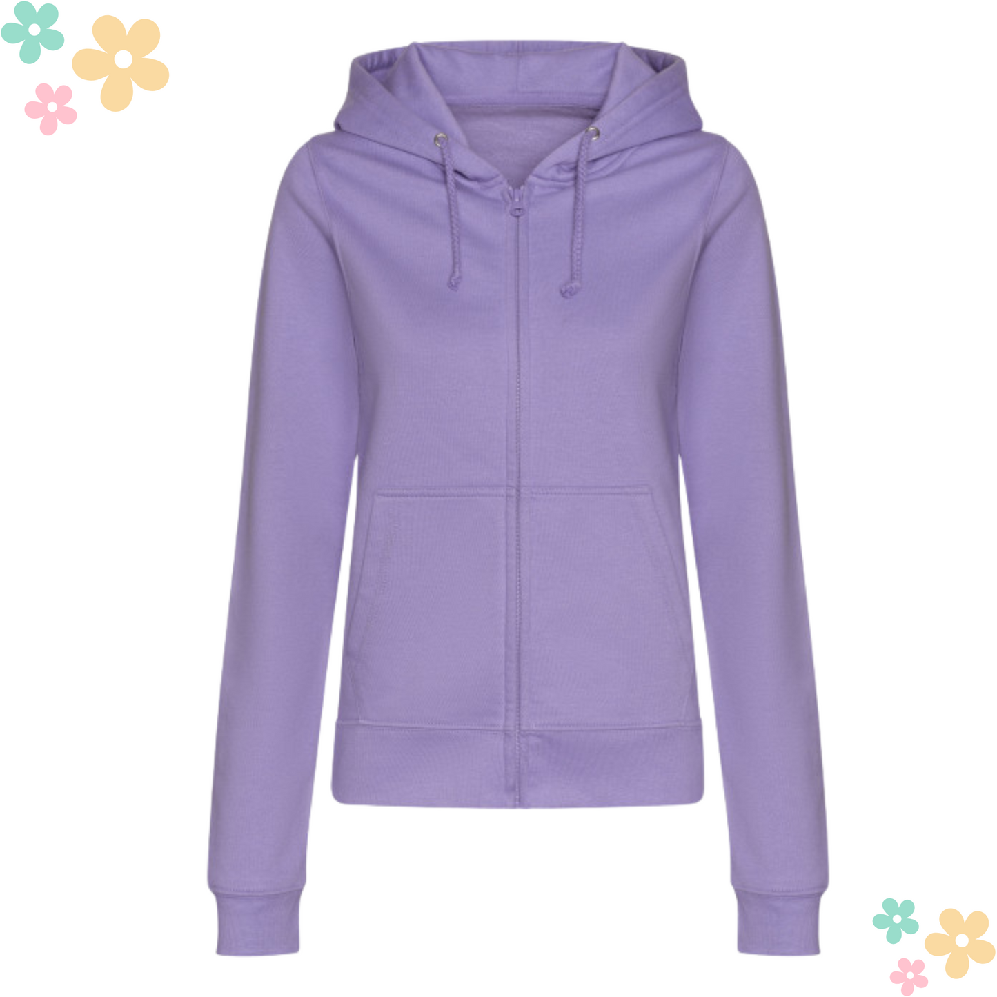 Veste Capuche Zippée Femme JUST HOODS - DTF
