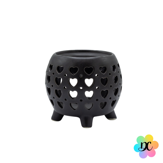 Brûleur Rond Coeur Noir