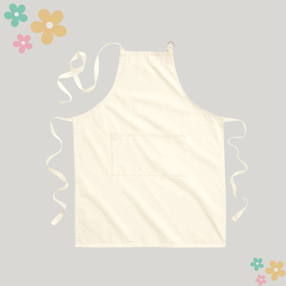 Tablier adulte en coton - Personnalisable- DTF