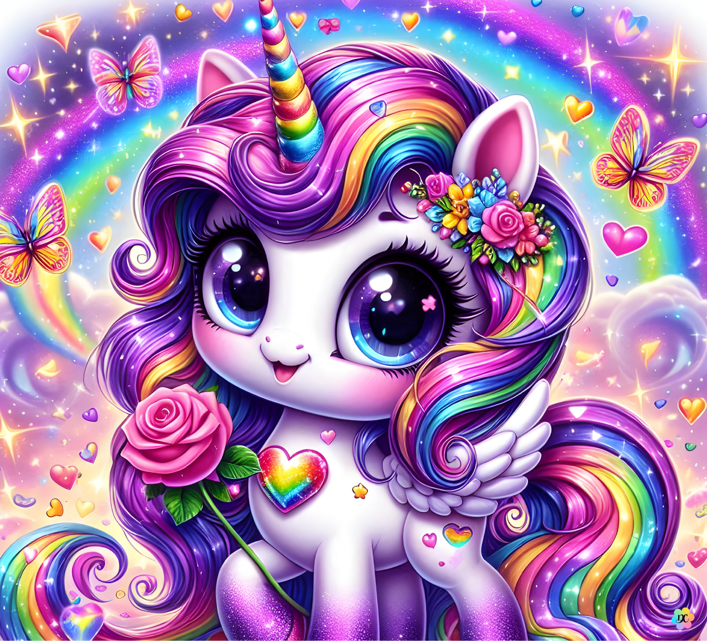 Licorne Kawaii