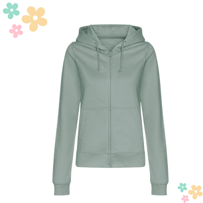 Veste Capuche Zippée Femme JUST HOODS - DTF