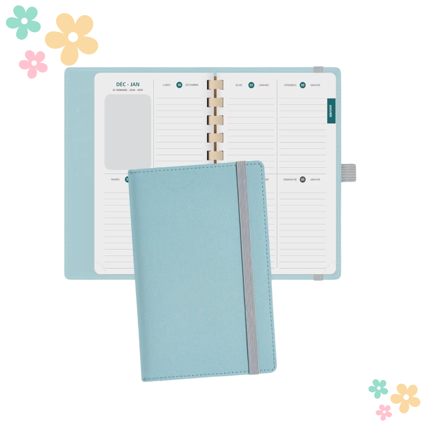 Agenda calendaire personnalisable – Format 17 cm
