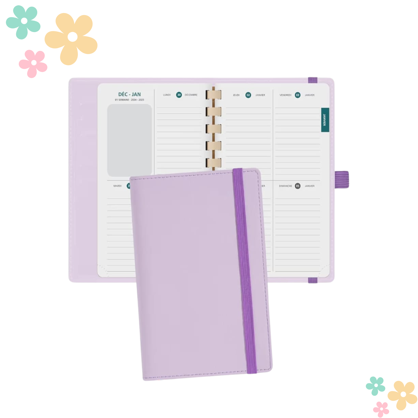 Agenda calendaire personnalisable – Format 17 cm