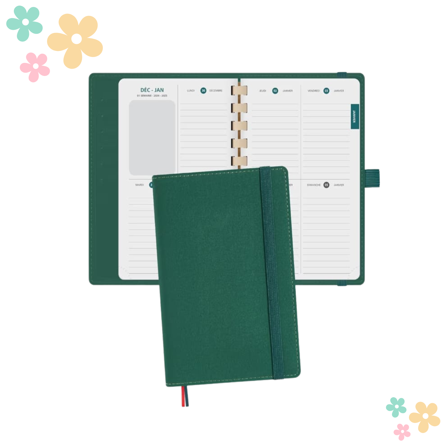 Agenda calendaire personnalisable – Format 17 cm