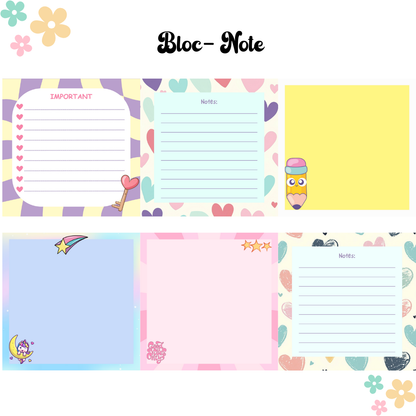 Petit bloc-notes fait main – Papeterie originale
