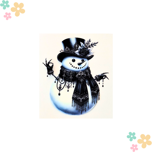Bonhomme de neige Goth