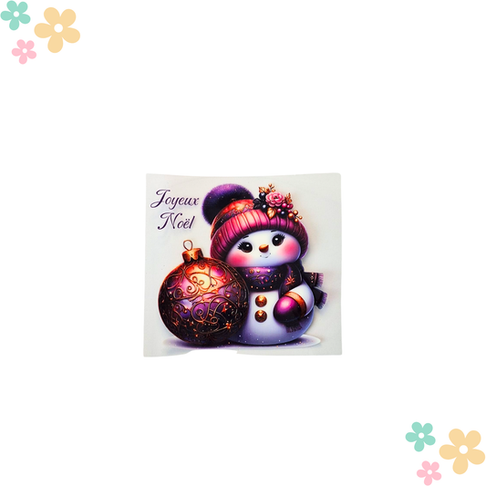 Bonhomme de neige Joyeux Noel