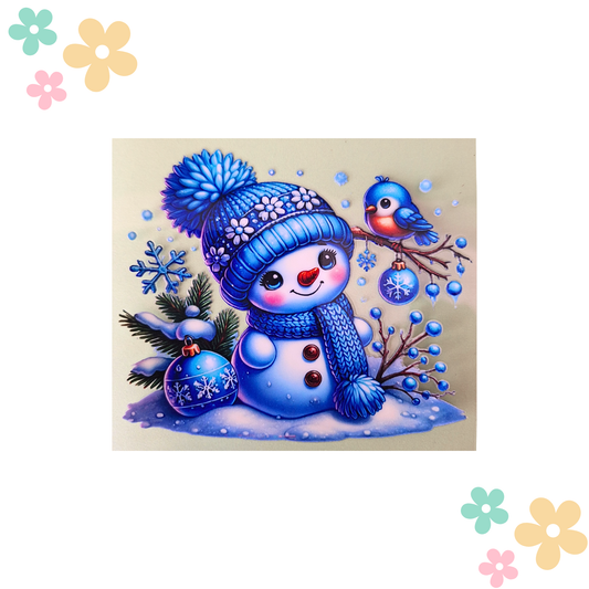 Bonhomme de neige oiseau