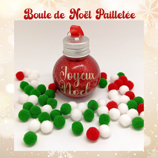 Boule de Noël Pailletée