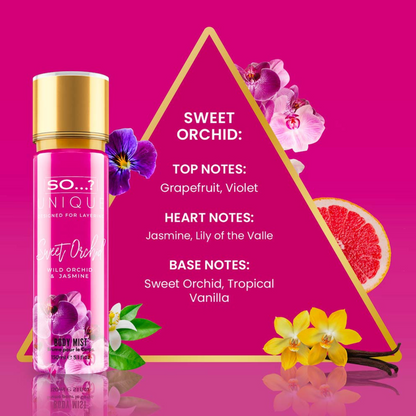 Brume pour le corps So …? UNIQUE 150 ml - Sweet Orchid