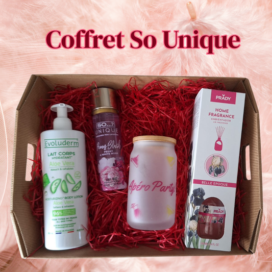 Coffret So Unique – Soin, ambiance & touche personnalisée