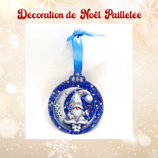 Décoration de Noël Pailletée