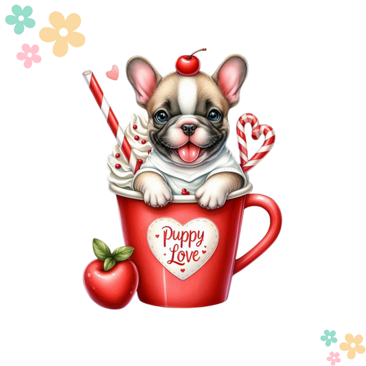 Dog Français Puppy Love