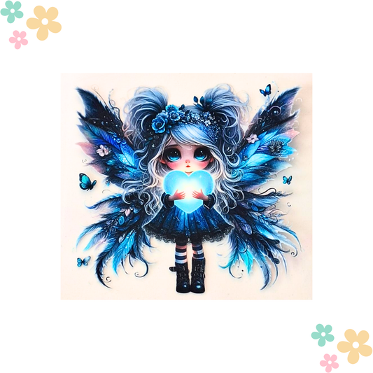 Fée coeur bleu