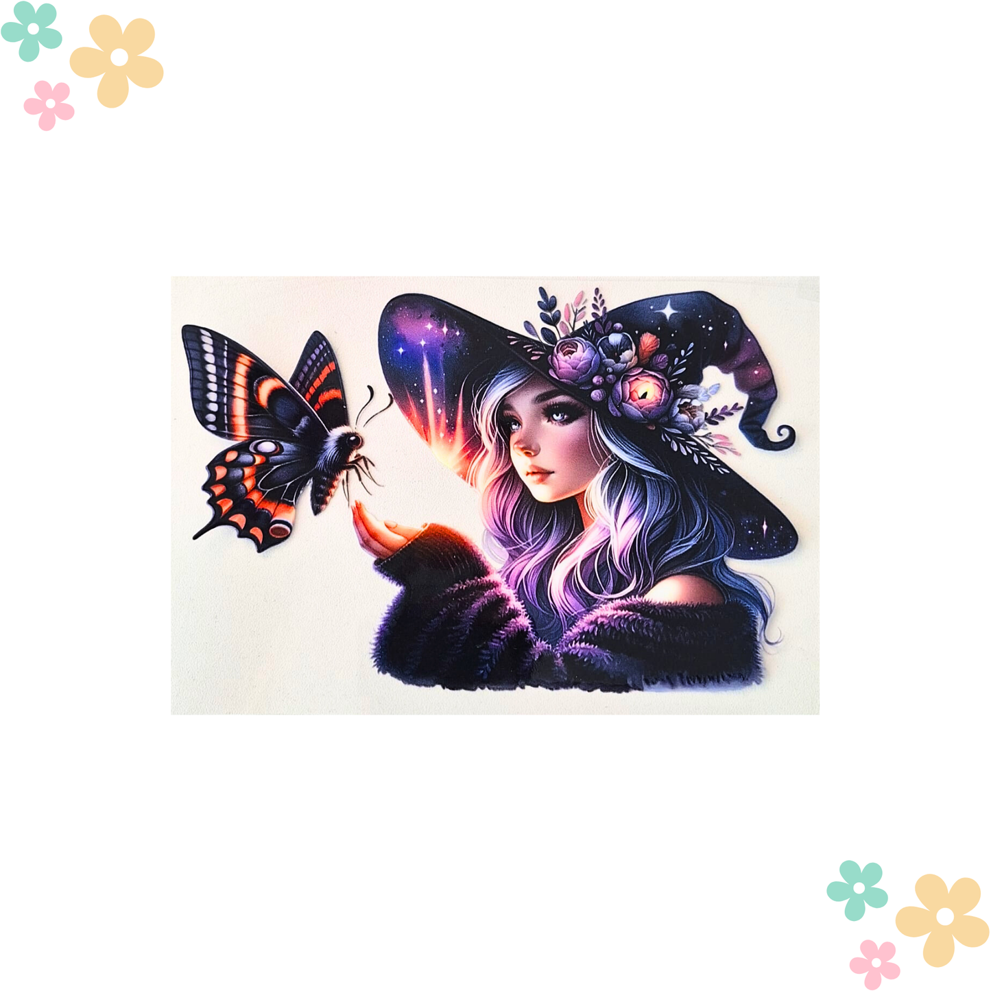 Femme Lumière Papillon