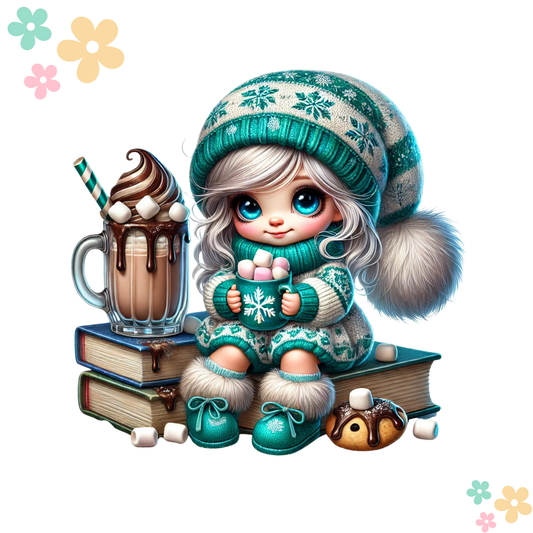 Fille Bleu Chamallow